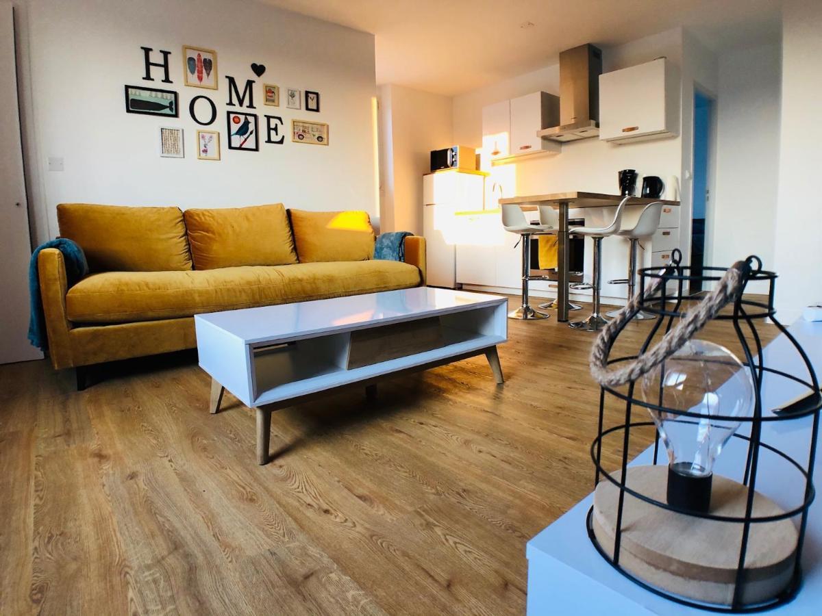 Charmant Appartement 1-4 Personnes, Proche Centre Avec Parking Nantes Exterior foto